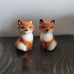 Fox Salt & Pepper Shaker Set